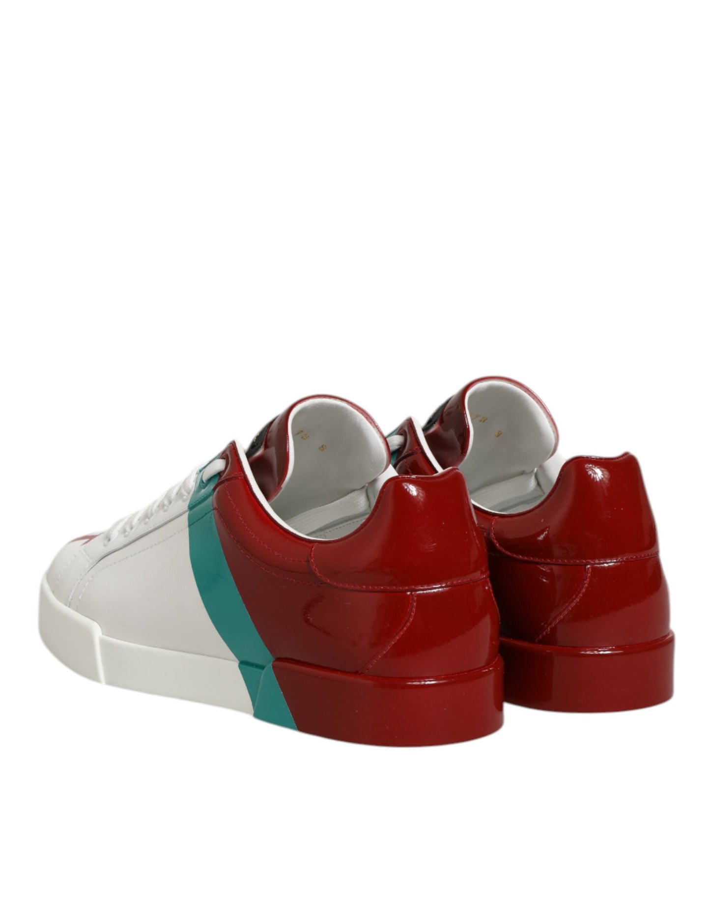 Multicolor Leather Logo Low Top Sneakers Shoes