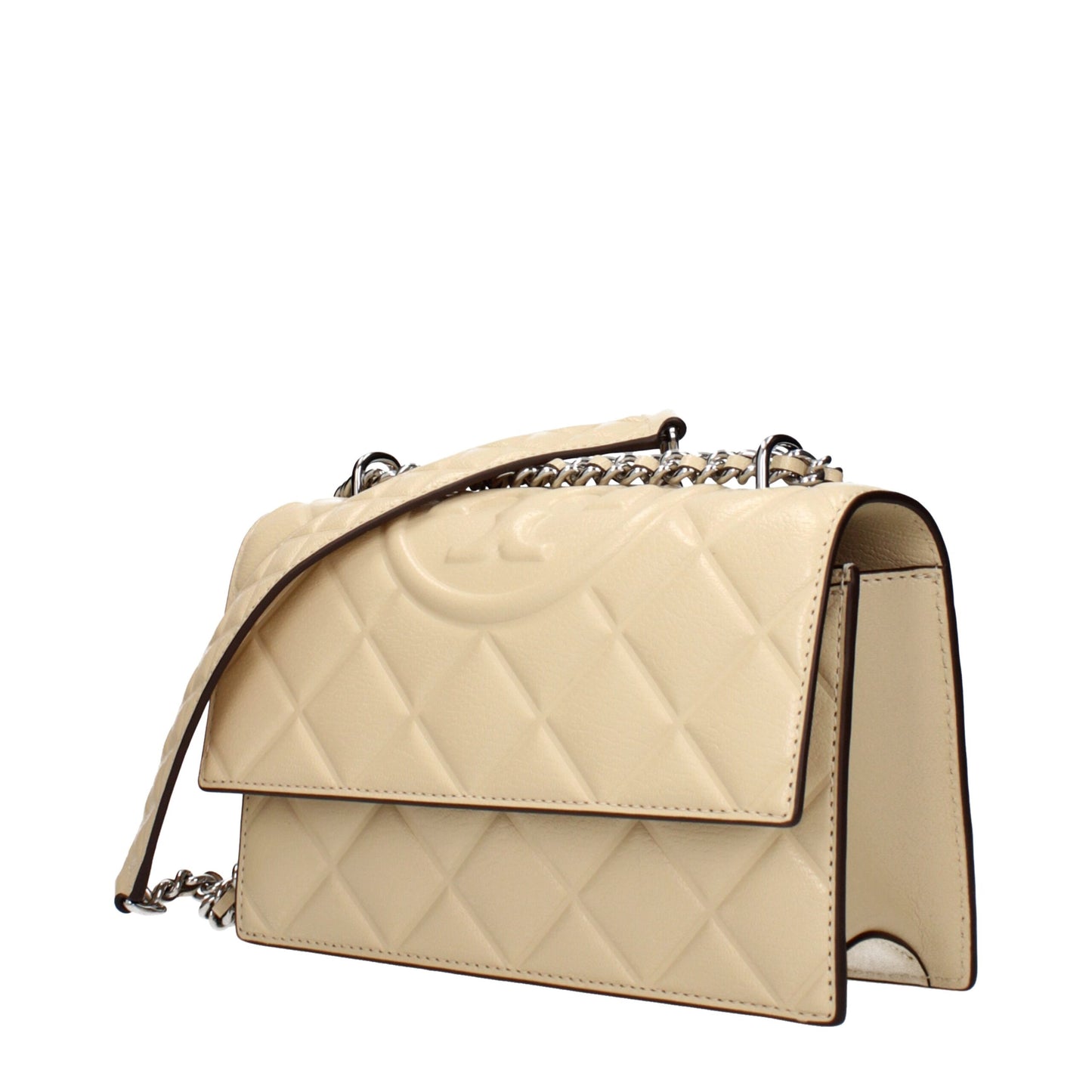 Beige Leather Crossbody Bags