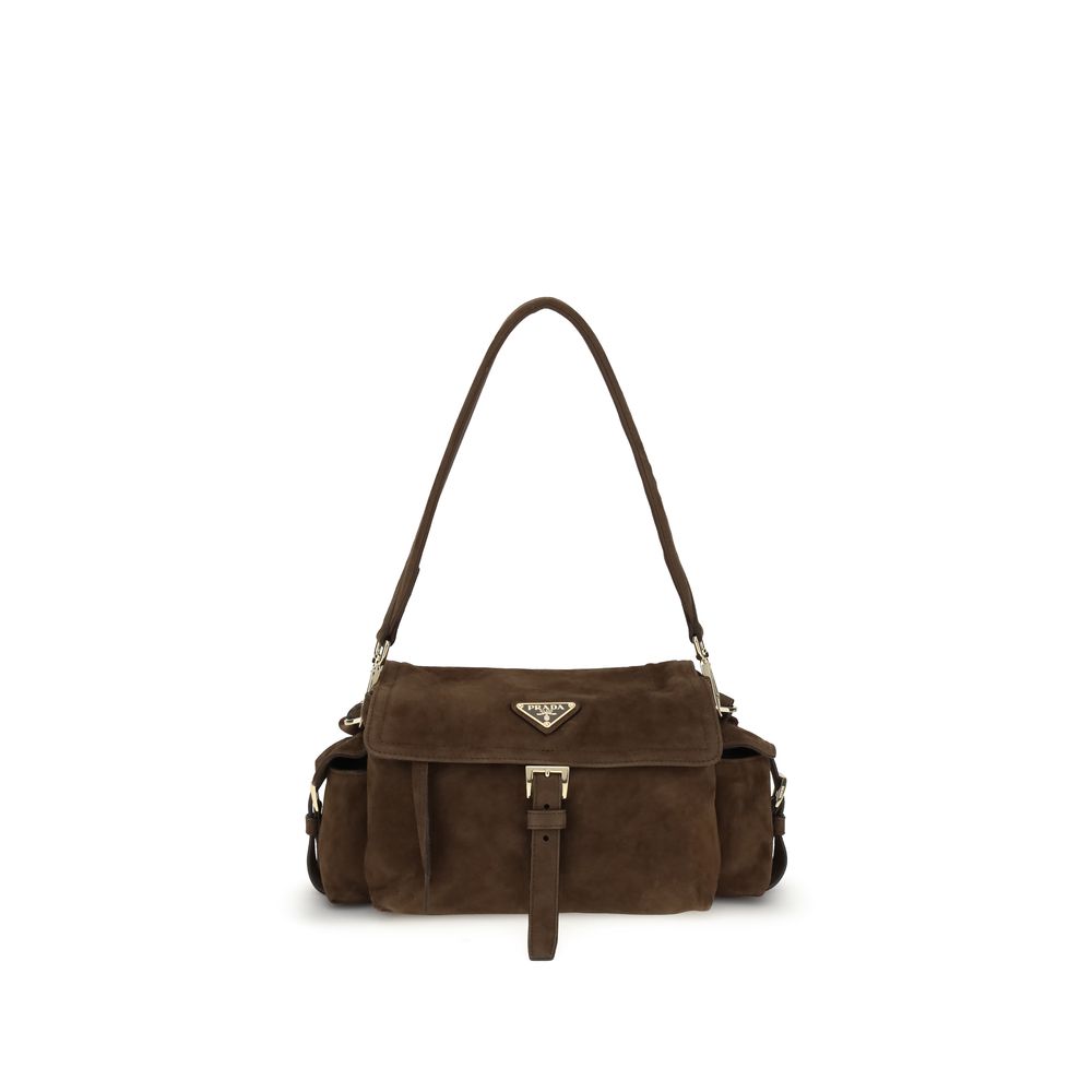 Explore medium Suede Shoulder Bag