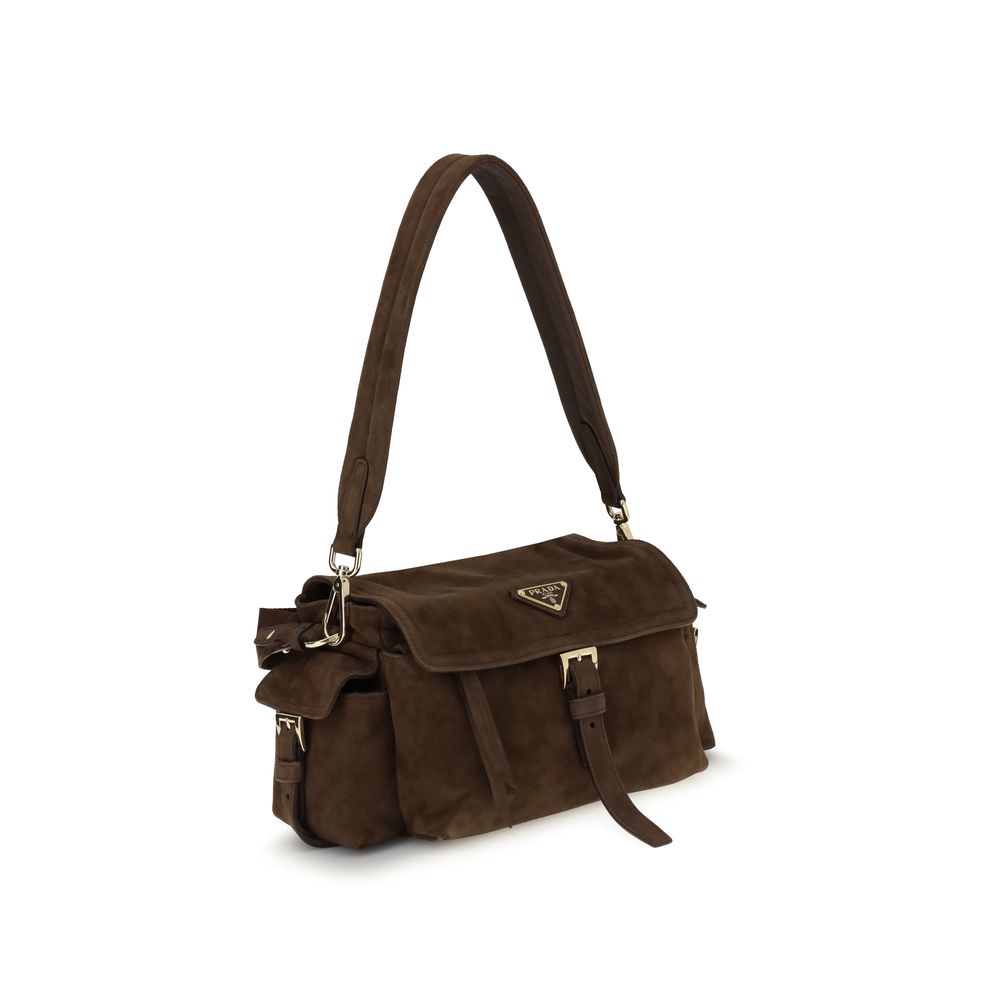 Explore medium Suede Shoulder Bag