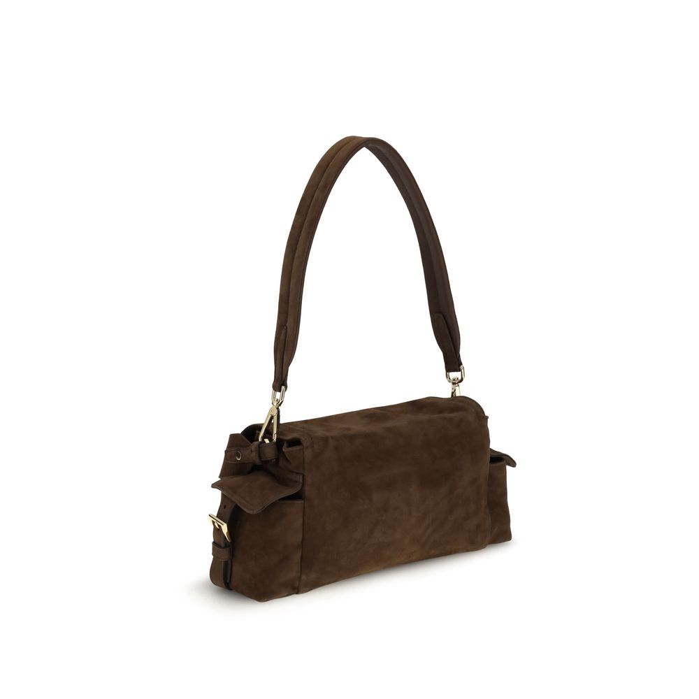 Explore medium Suede Shoulder Bag