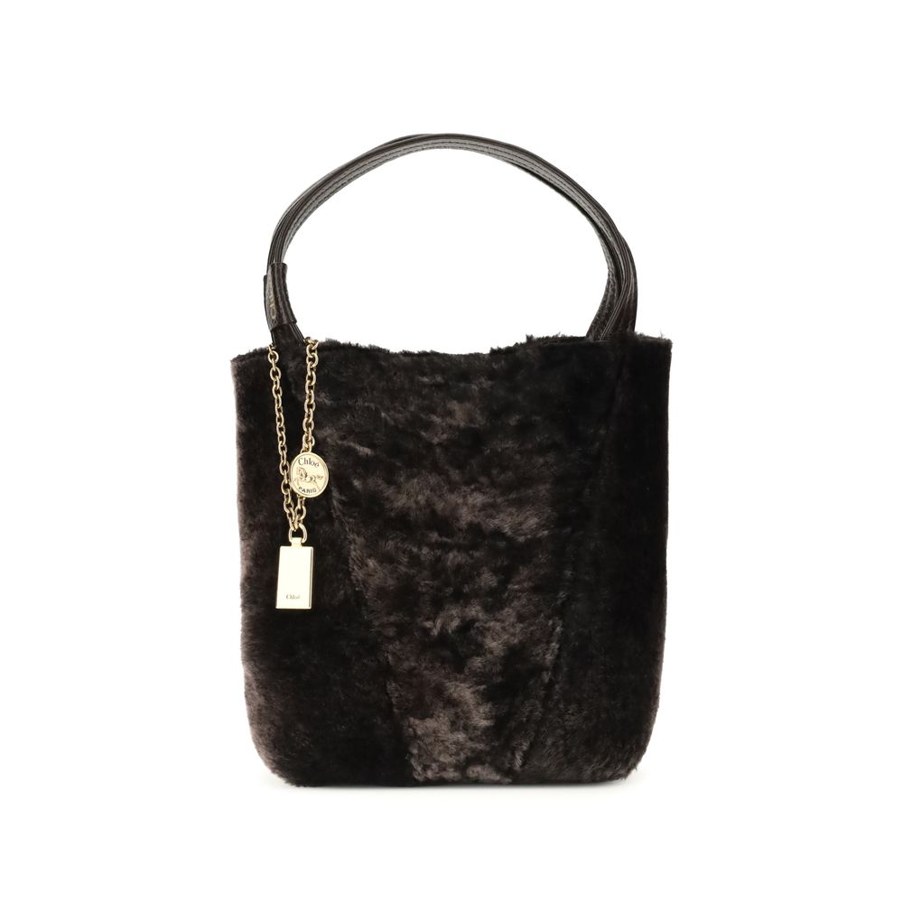 Shearling Spin Tote Bag