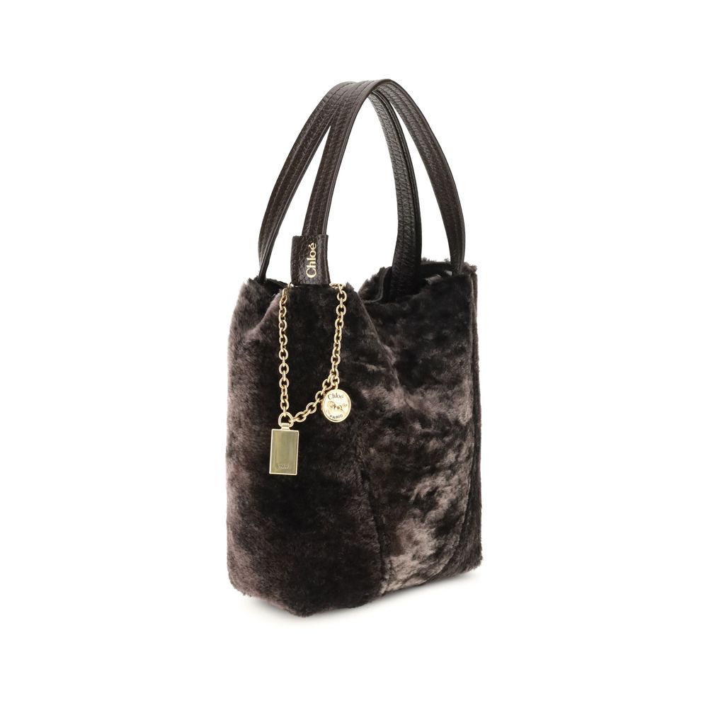 Shearling Spin Tote Bag