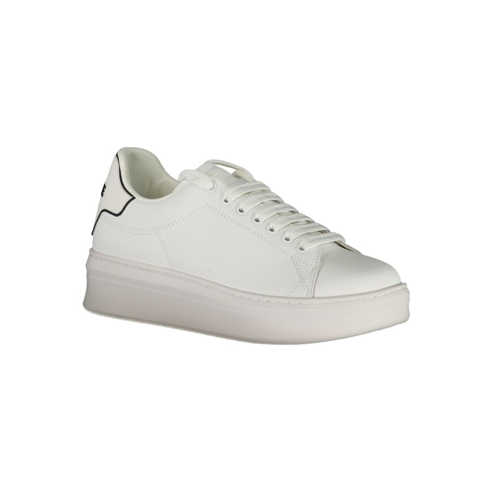 Gaelle Paris Bianco Poliuretano Women Sneaker