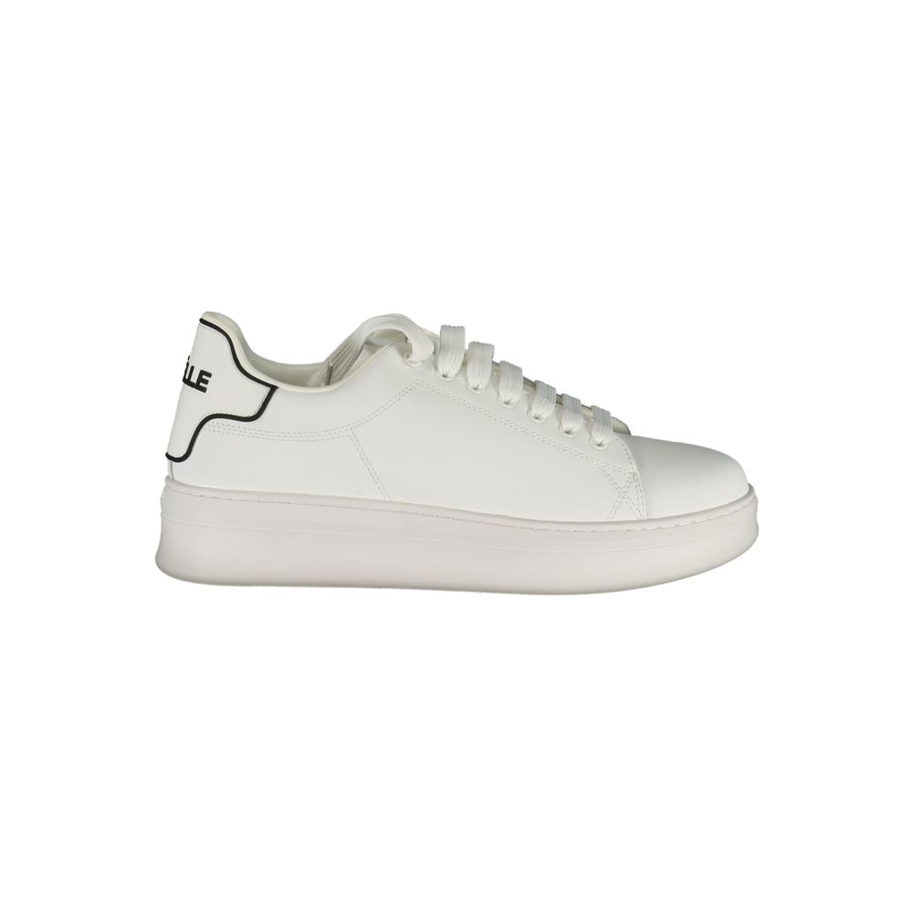 Gaelle Paris Bianco Poliuretano Men Sneaker