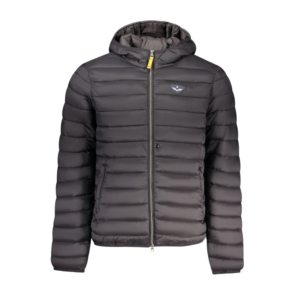 Armata Di Mare Black Polyamide Full-Length Jacket