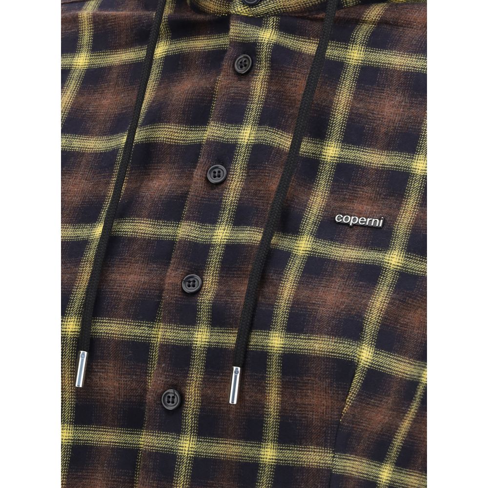 Coperni Brown Cotton Pattern Shirt