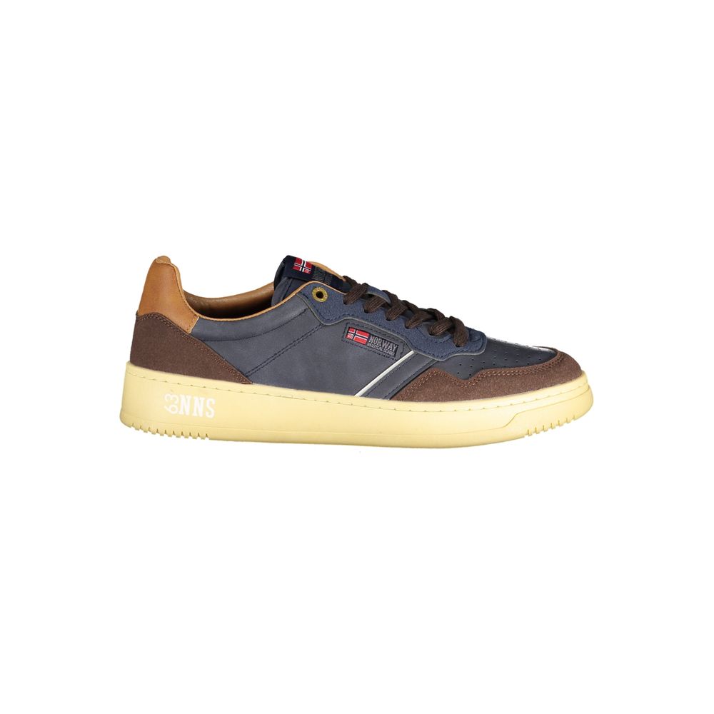 Norway 1963 Blue Polyurethane Men Sneaker