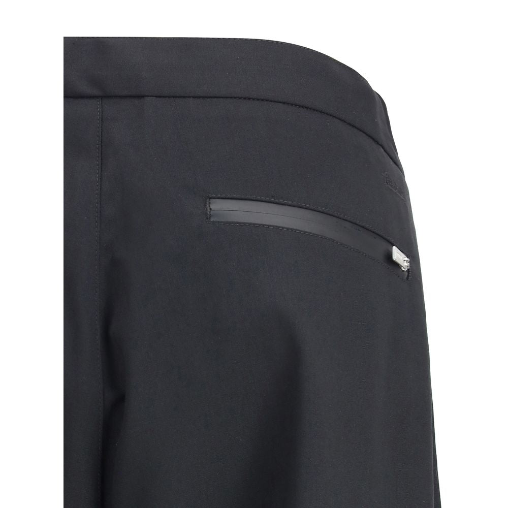 LAMINAR Black Polyester Dress Pants