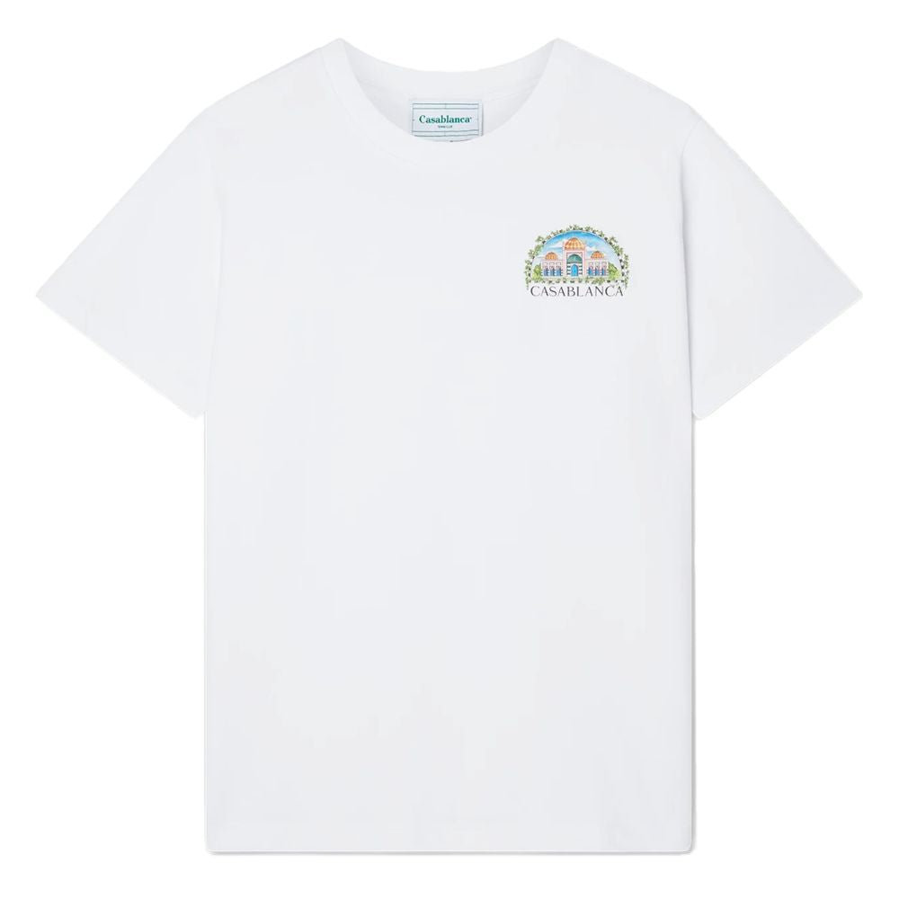 Casablanca White Cotton Men's T-Shirt