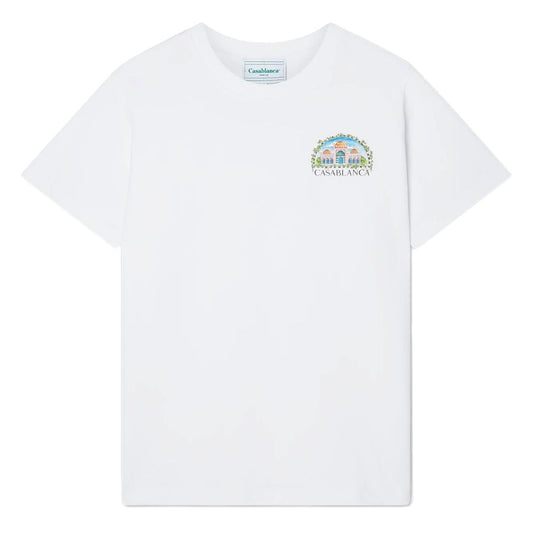 Casablanca White Cotton Men's T-Shirt