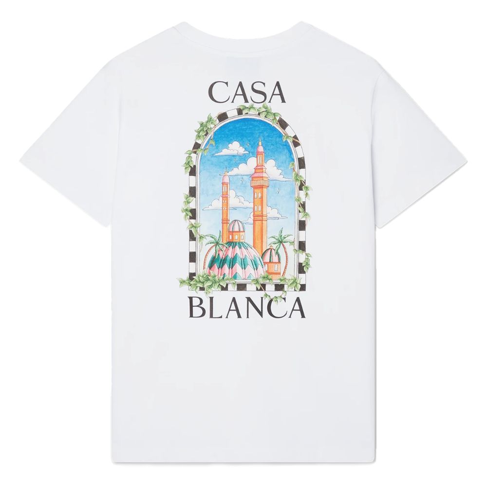 Casablanca White Cotton Men's T-Shirt
