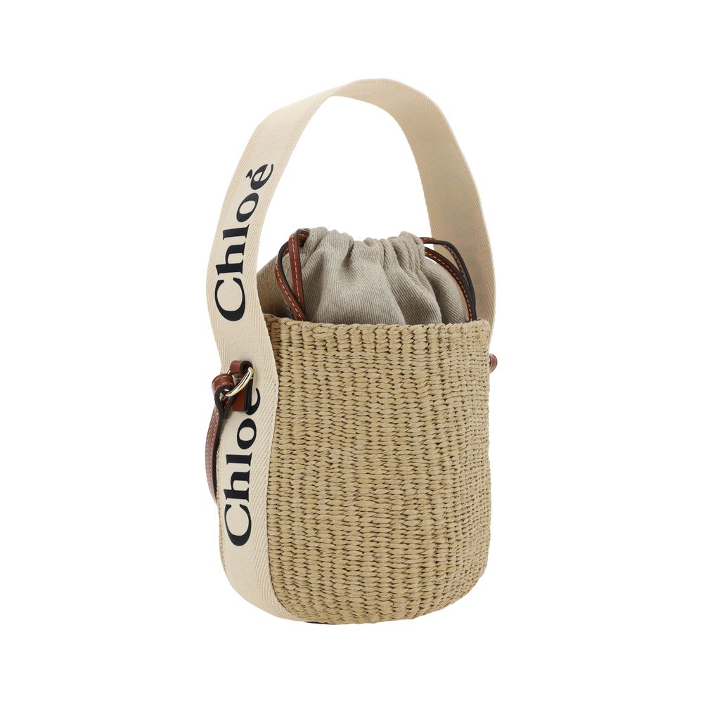 Chloé White Cotton Shoulder Bag