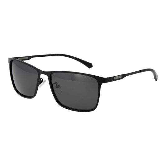 Polaroid Black Metal Sunglasses