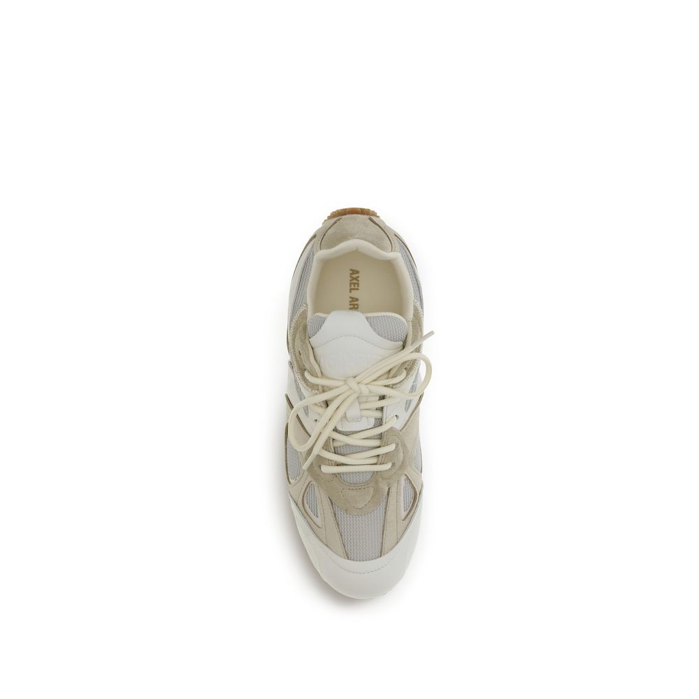 Axel Arigato Beige Calf Leather Bos Taurus Low Top Sneakers