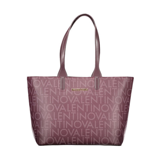 Mario Valentino Rosso Polyurethane Women's Bag with Handles
