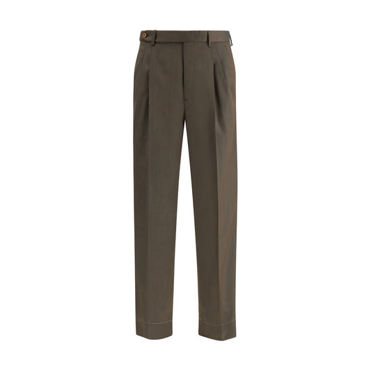 Brioni Bicolor Wool Oves Aries Casual Pants