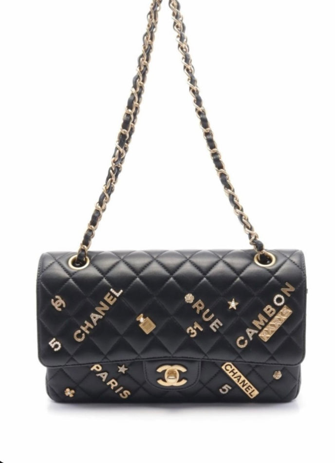 CHANEL Pre-Owned 2021-2022 W Flap crossbody bag - Black