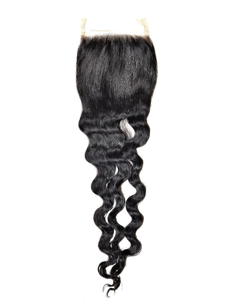 Brazilian Loose Wave 4x4 Transparent Closure